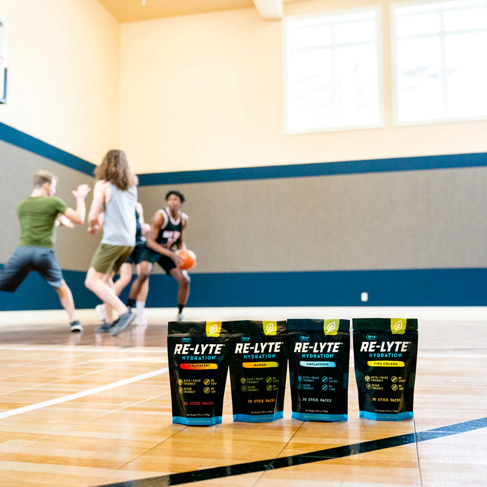 ElectroBalance+ zero calorie electrolyte hydration mix stick packs