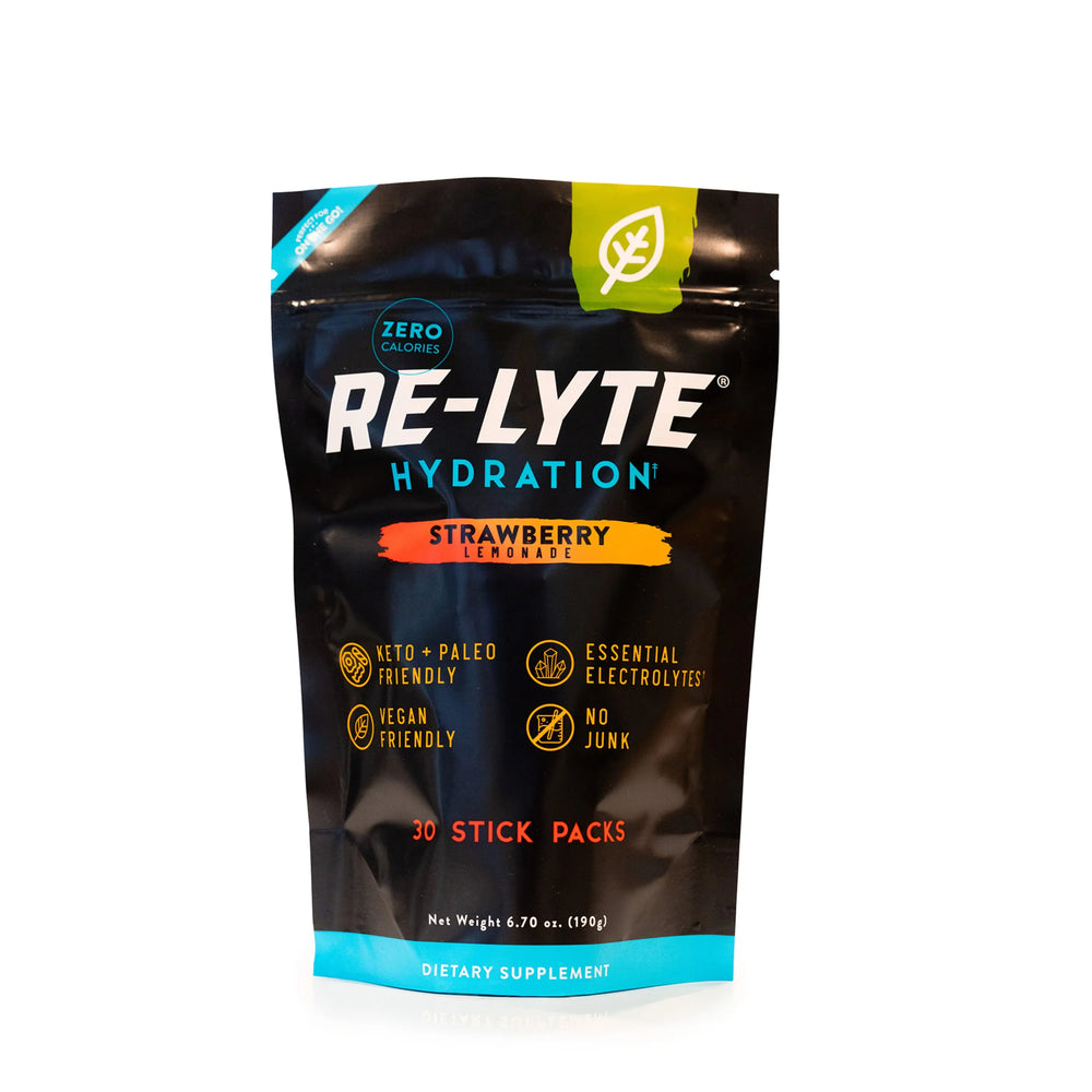 ElectroBalance+ zero calorie electrolyte hydration mix stick packs