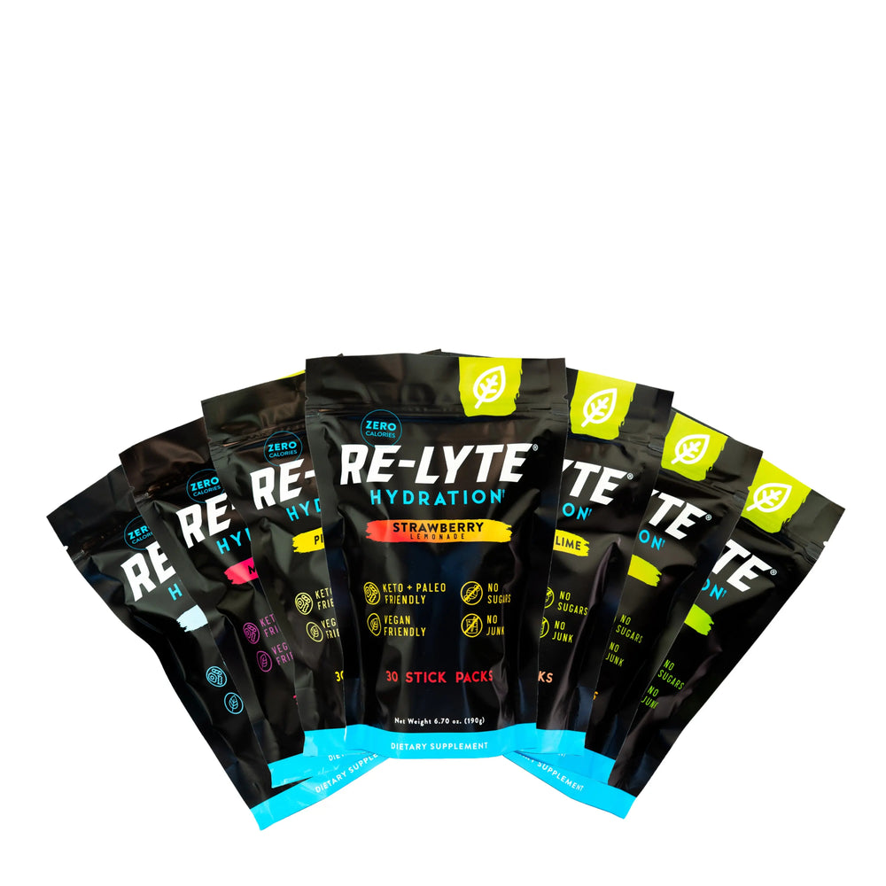 ElectroBalance+ zero calorie electrolyte hydration mix stick packs