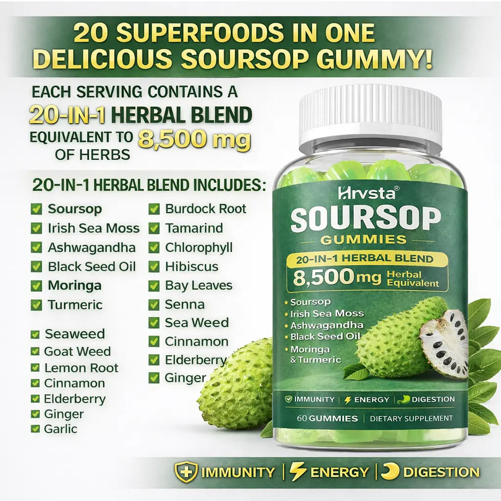 graviola supplement gummies botanical ingredient blend