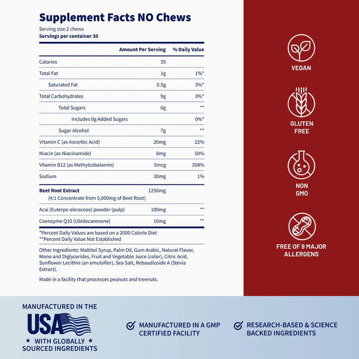 NitroMen Balance prostate support chews bottle