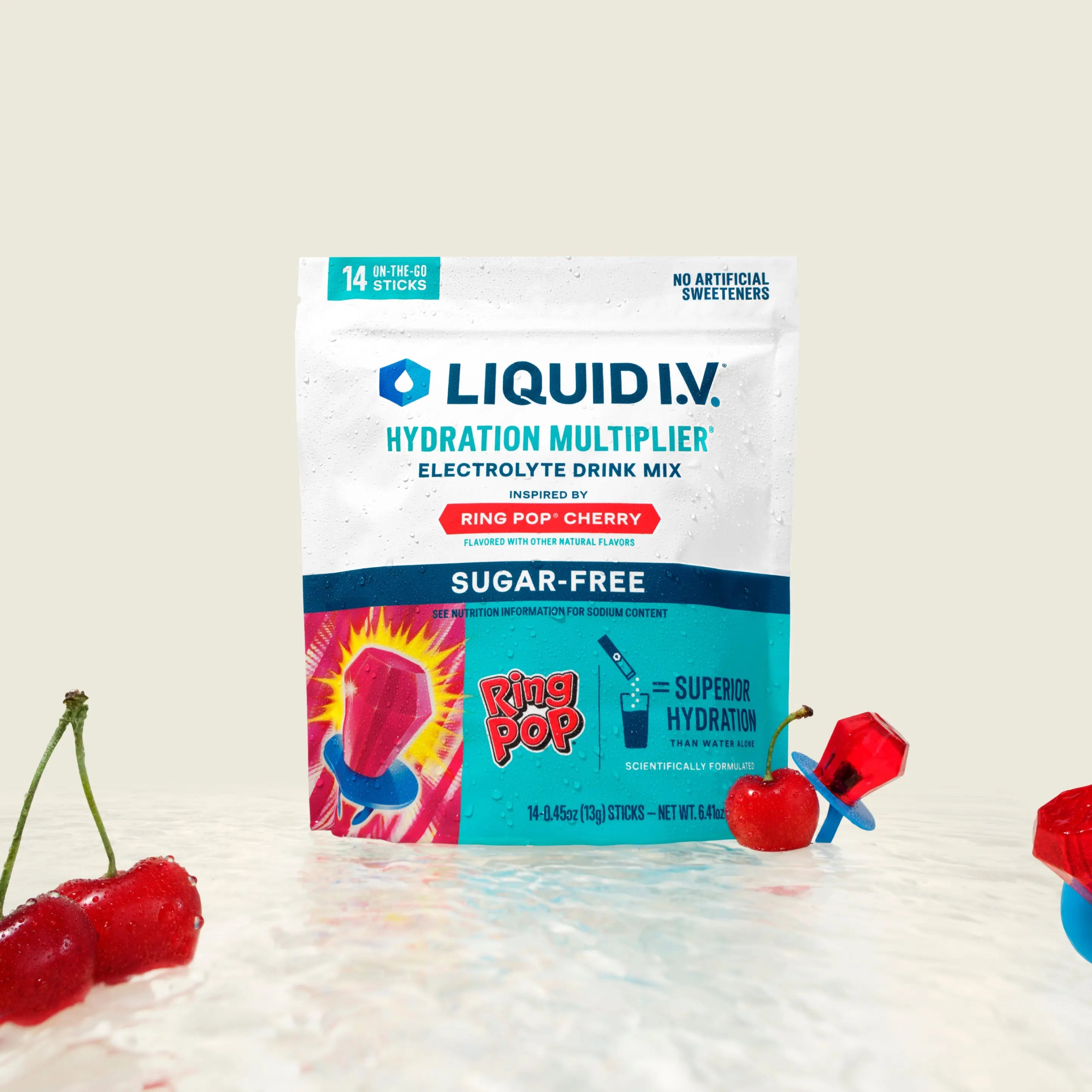 sugar-free electrolyte hydration mix HydroBoost Zero packets