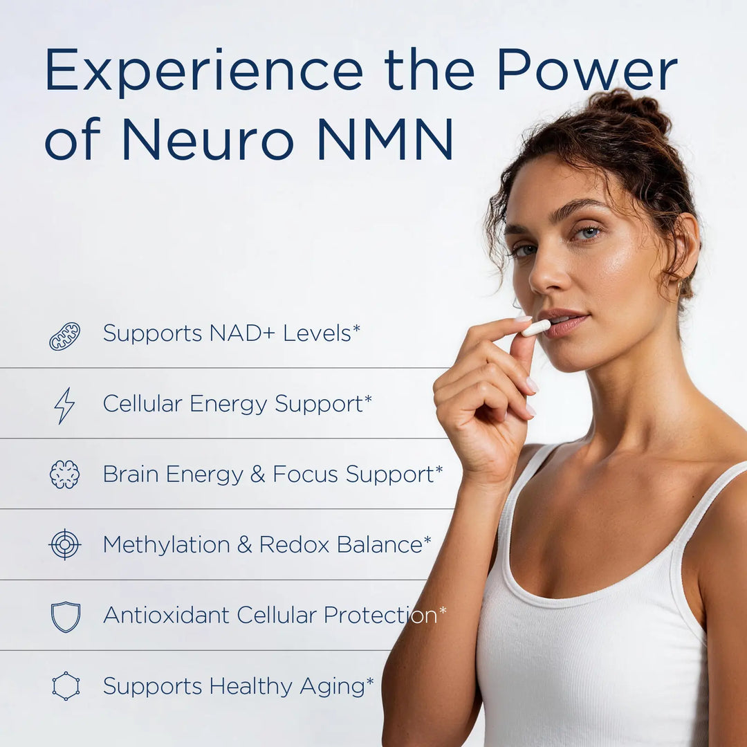Selerb Liposomal NMN Supplement bottle showcasing 12-in-1 formula for NAD+ energy support.