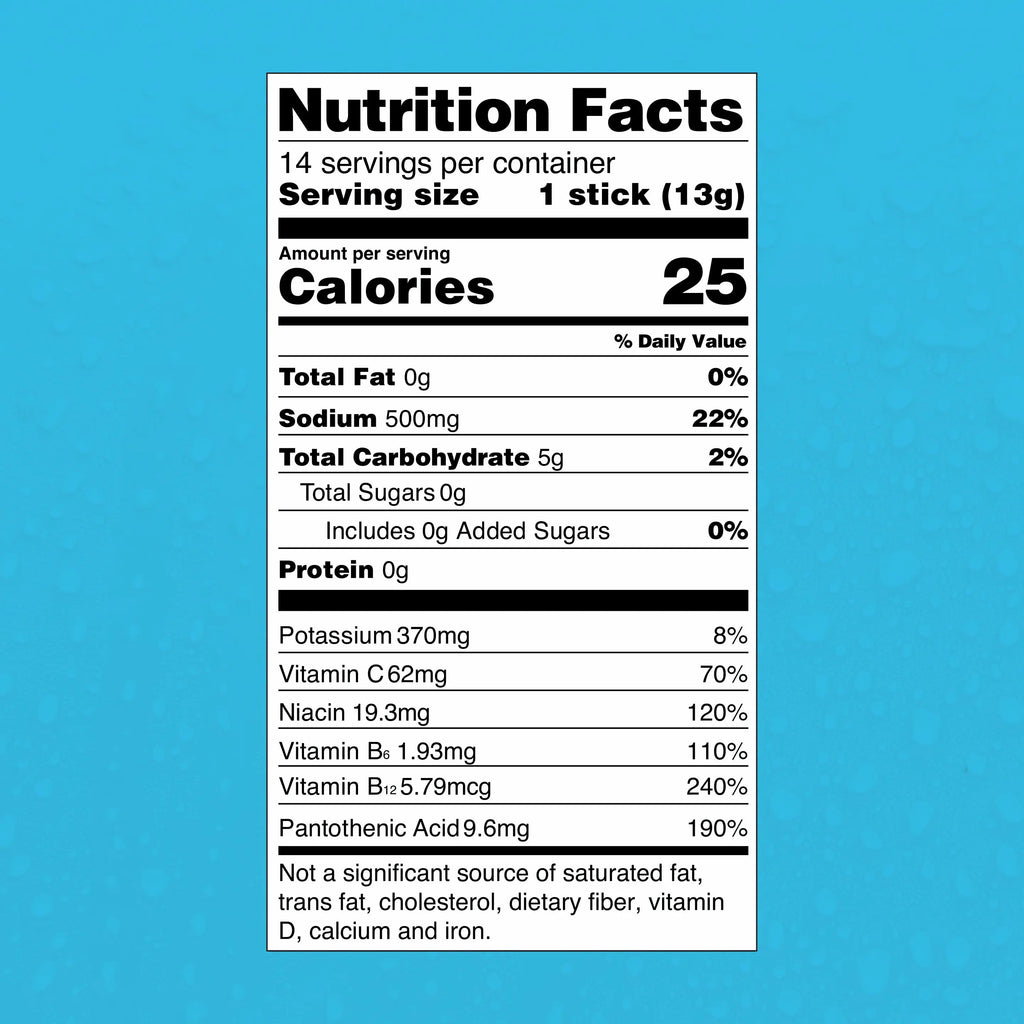 sugar-free electrolyte hydration mix HydroBoost Zero packets