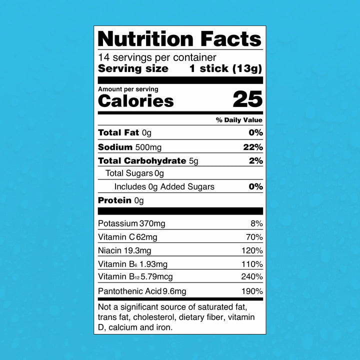sugar-free electrolyte hydration mix HydroBoost Zero packets