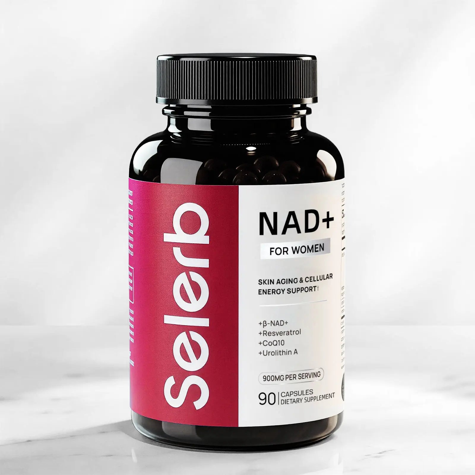 NitroCore NAD cellular optimization supplement bottle for men's wellness and energy support.