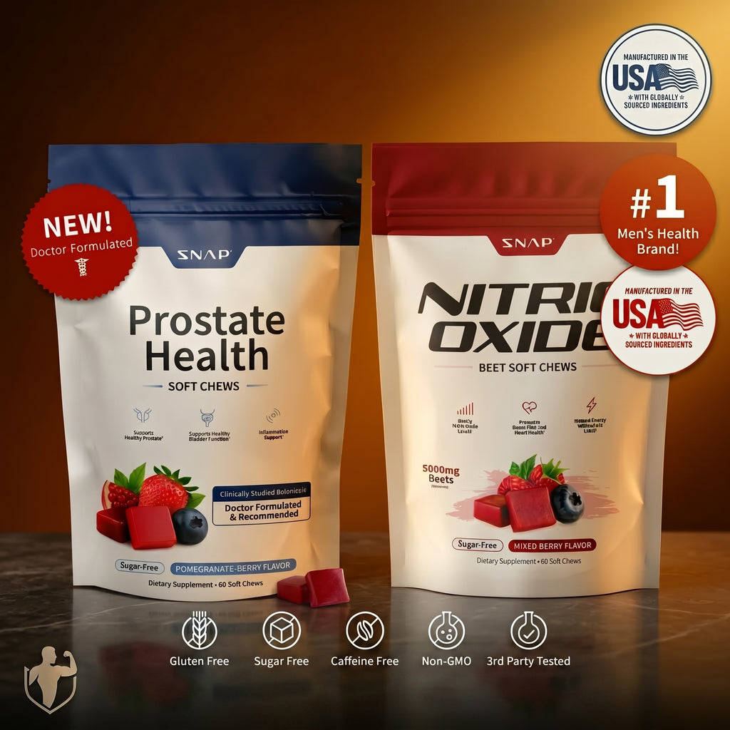 NitroMen Balance prostate support chews bottle