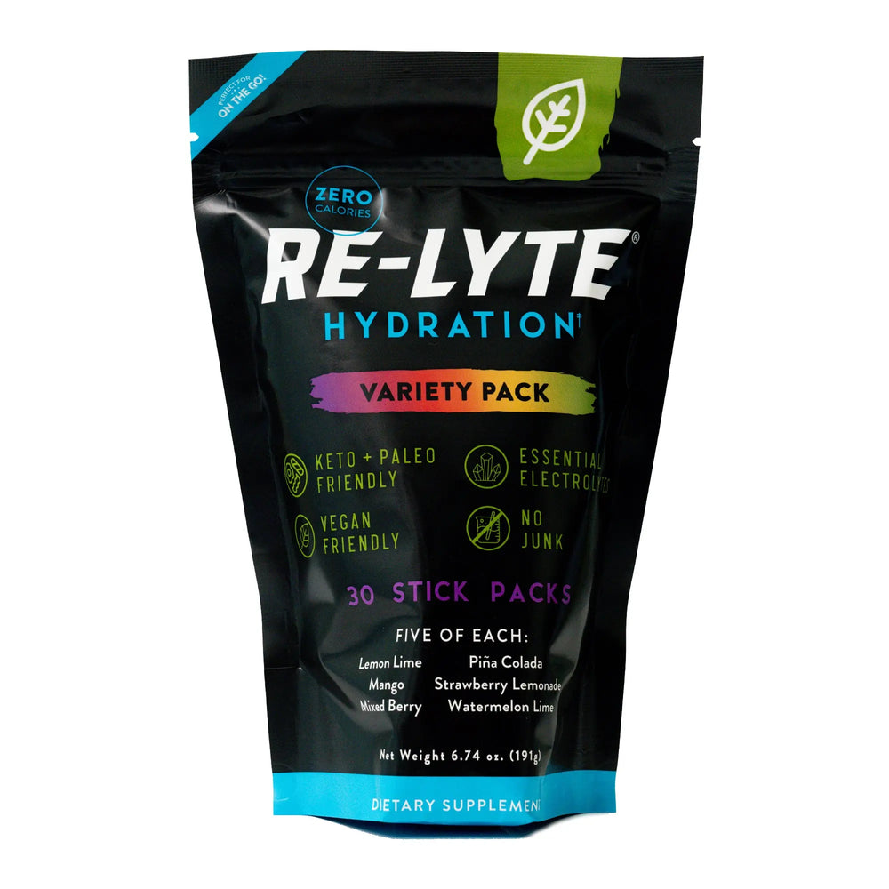 ElectroBalance+ zero calorie electrolyte hydration mix stick packs