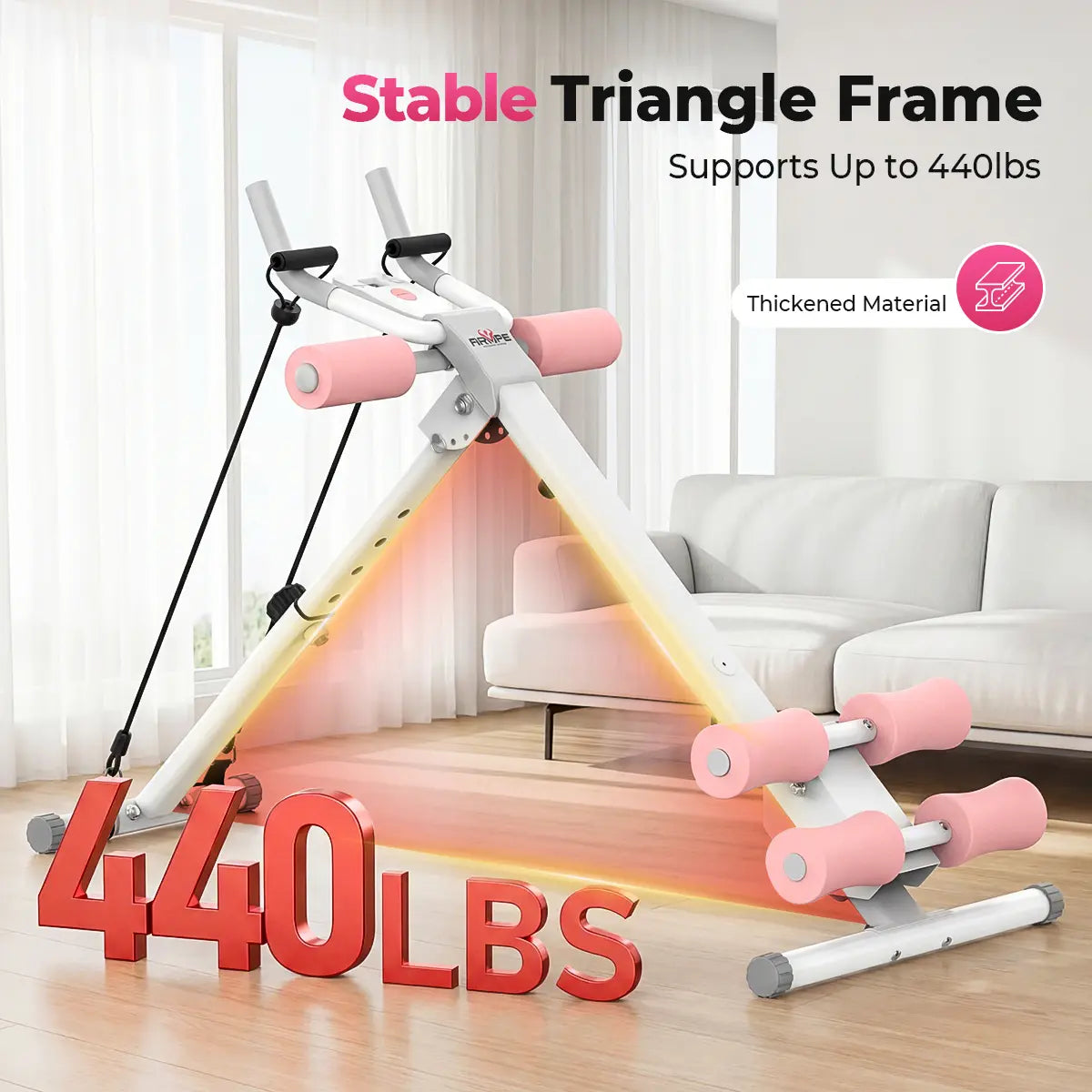 Core Sculpt Pro ab and core trainer machine side view