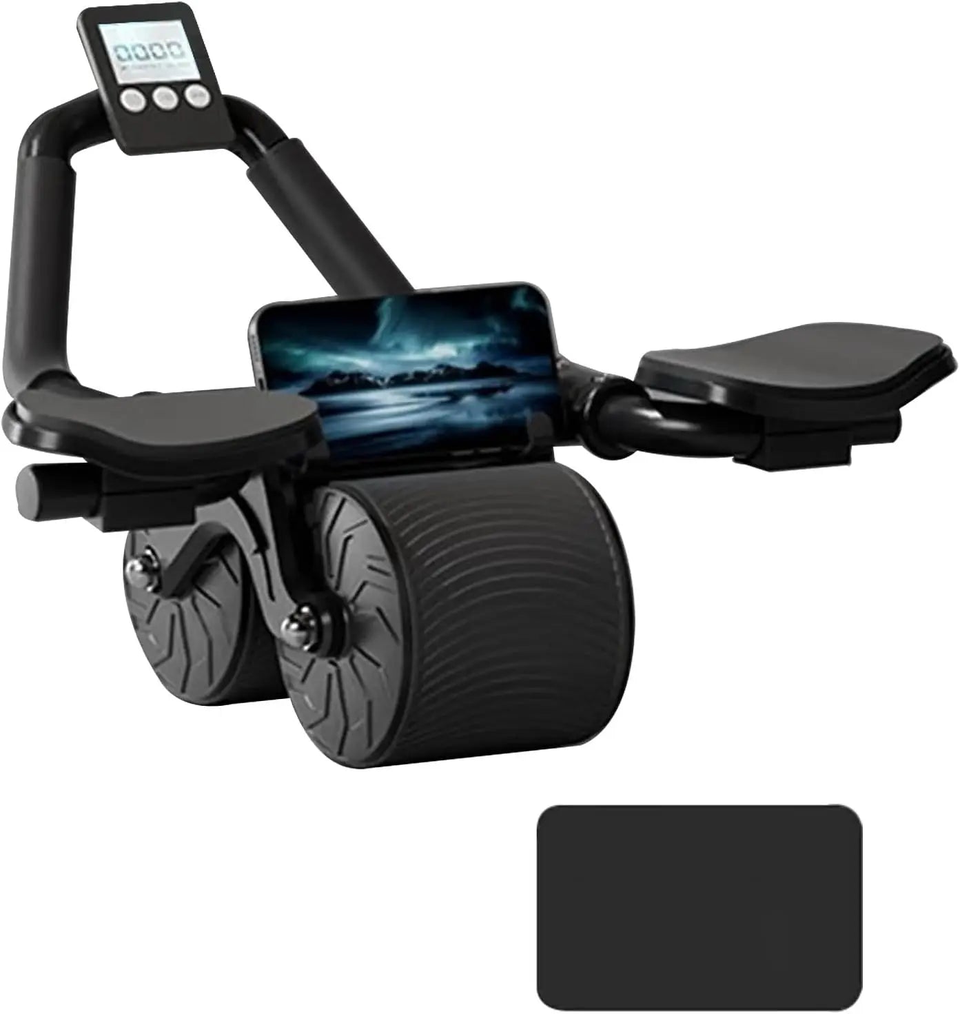 “automatic rebound ab wheel AbX Pro front view